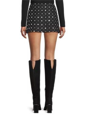 Gianni Bini tweed glitter skirt